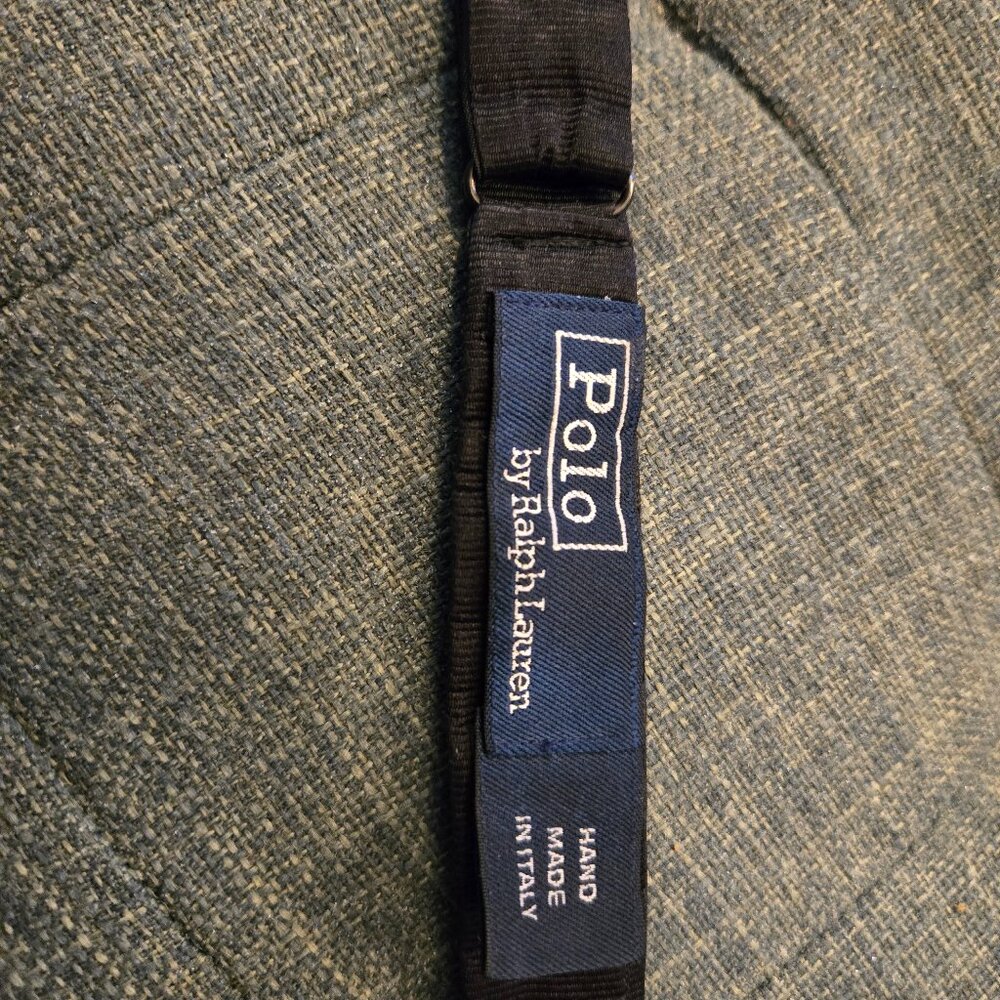 Ralph Lauren Made in Italy BowTie Vintage Black Sold as Is